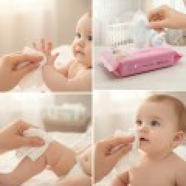 Влажные салфетки 99% воды BL153 (60 шт.)-Средства по уходу-bebis.lv