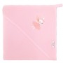 Полотенце с капюшоном PINK RABBIT 80x80cm BL221-Купание и плавание-bebis.lv