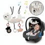 Educational hanging toy CAT MILO BL237-MAZUĻIEM (~0-5 gadi)-bebis.lv