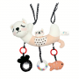 Educational hanging toy CAT MILO BL237-MAZUĻIEM (~0-5 gadi)-bebis.lv