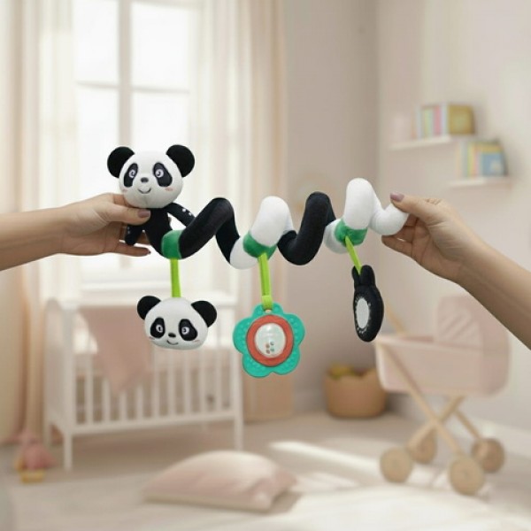Plush spiral PANDA BOO BL241-MAZUĻIEM (~0-5 gadi)-bebis.lv