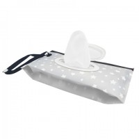 Maiss-futrālis mitrajām salvetēm GREY STARS BL812