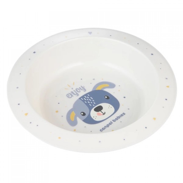 Миска пластиковая CUTE ANIMALS 4/412 blue DOG2-Кормление ребёнка-bebis.lv