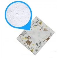 Пелёнка фланелевая с клеенкой SAFARI 50x70 cm (4227)