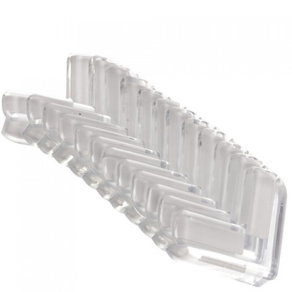 Силиконовые защиты на углы (12 шт.) 25634-Детская мебель-bebis.lv