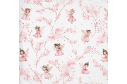 Пелёнка фланелевая с клеенкой FAIRY pink 50x60 cm (7419)