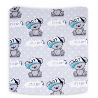 Autiņš flaneļa IT'S A BOY 70x80 cm (4357)