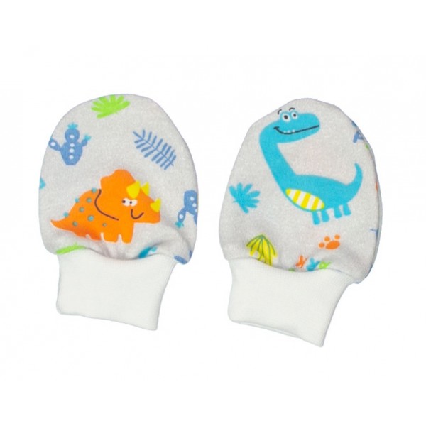 Варежки-нецарапки COLOR DINO-Детская одежда-bebis.lv