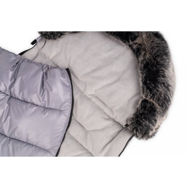 Спальный мешок FLUFFY black (40)-Детские коляски и принадлежности-bebis.lv