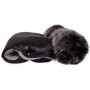 Ratiņu mufta FLUFFY black (992)-Ratiņi un piederumi-bebis.lv