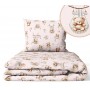 Комплект постели TEDDY in BASKET K-2T135 (135x100) Комплект постели TEDDY in BASKET K-2T135 (135x100)-Постельные принадлежности-bebis.lv