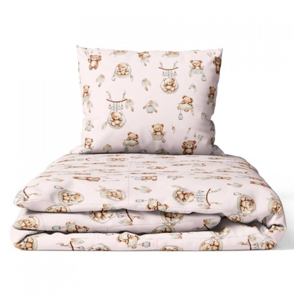 Комплект постели TEDDY in BASKET K-2T135 (135x100) Комплект постели TEDDY in BASKET K-2T135 (135x100)-Постельные принадлежности-bebis.lv