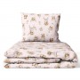 Комплект постели TEDDY in BASKET K-2T135 (135x100) Комплект постели TEDDY in BASKET K-2T135 (135x100)-Постельные принадлежности-bebis.lv