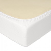 Palags trikotāžas mitrumnecaurlaidīgs WHITE 120x60 cm (3727)