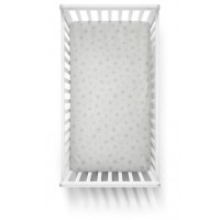 Простыня хлопковая 140x70 cm GREY STARS 