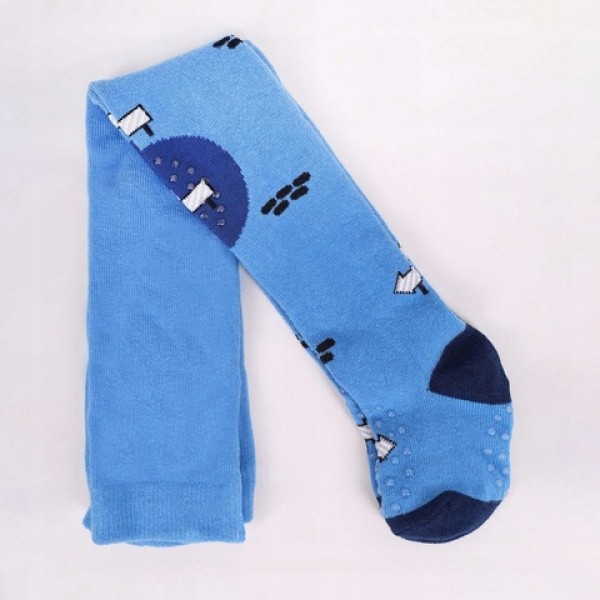 Колготки для ползания RAB-0025 BLUE-носки, колготки, легинсы-bebis.lv