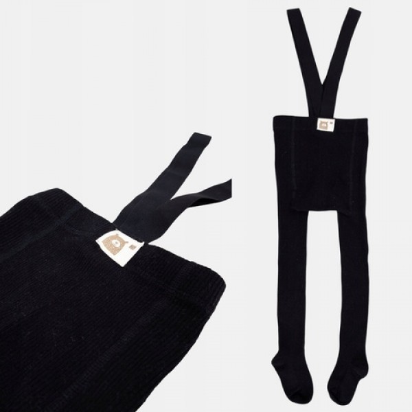 Колготки с подтяжками RAB-0047 BLACK Колготки с подтяжками RAB-0047 BLACK-носки, колготки, легинсы-bebis.lv