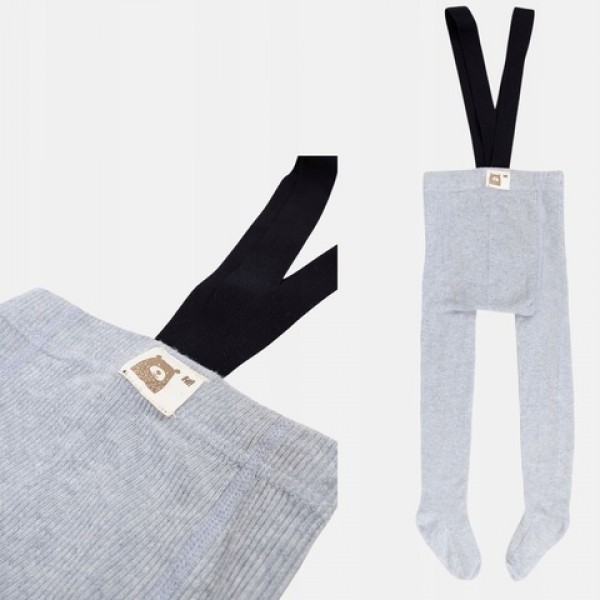 Колготки с подтяжками RAB-0047 GREY Колготки с подтяжками RAB-0047 GREY-носки, колготки, легинсы-bebis.lv
