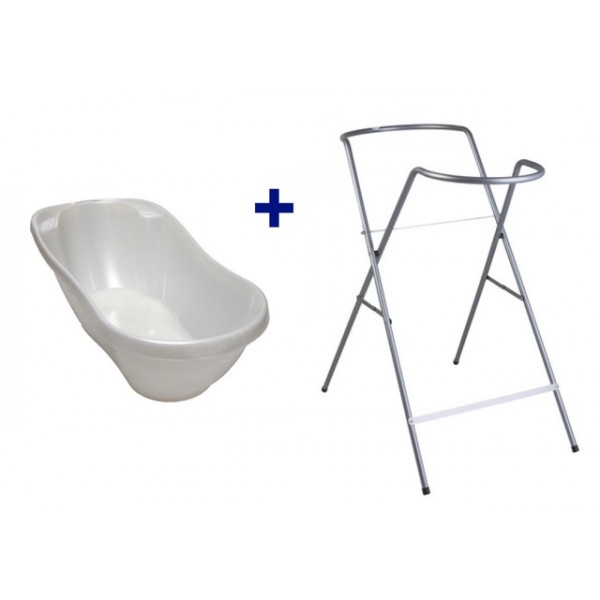 Vanna QUINNY 92 cm ar korķi+statīvs DM-027 graphite AKCIJA-Vannošana un peldēšana-bebis.lv