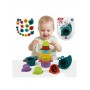 Bath Toy Crocodile Overflow Cups 45913-MAZUĻIEM (~0-5 gadi)-bebis.lv