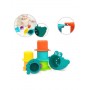 Bath Toy Crocodile Overflow Cups 45913-MAZUĻIEM (~0-5 gadi)-bebis.lv