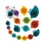 Bath Toy Crocodile Overflow Cups 45913-MAZUĻIEM (~0-5 gadi)-bebis.lv