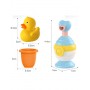 Bath Toys Cup + Duck + Soap Dispenser Set 47641-MAZUĻIEM (~0-5 gadi)-bebis.lv
