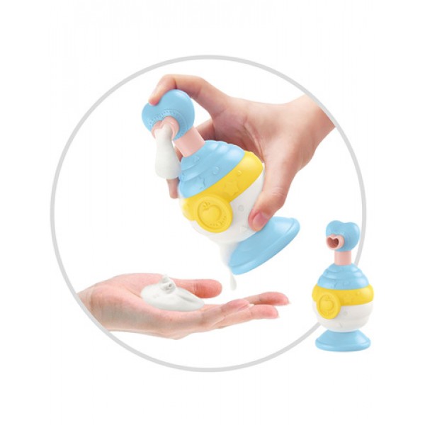Bath Toys Cup + Duck + Soap Dispenser Set 47641-MAZUĻIEM (~0-5 gadi)-bebis.lv