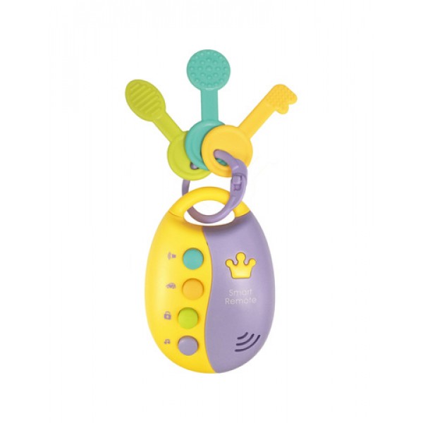 Interactive Car Keys with Remote Control 2-in-1 47665-MAZUĻIEM (~0-5 gadi)-bebis.lv