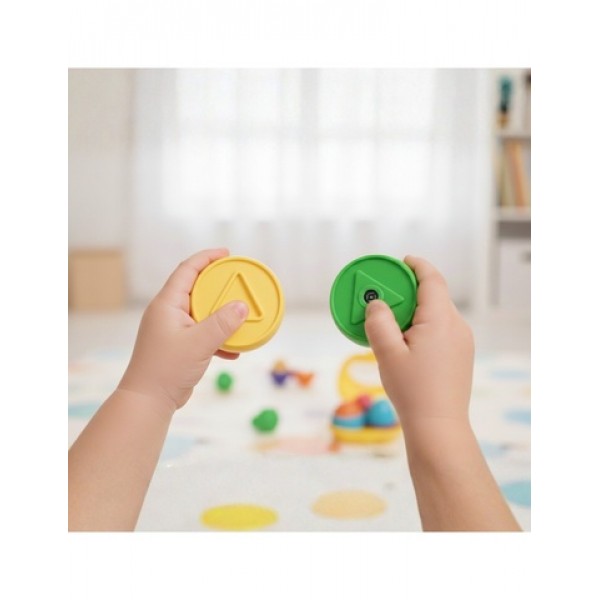 Montessori Shape Sorter Happy Animals Eggs 6pcs, 54139-MAZUĻIEM (~0-5 gadi)-bebis.lv