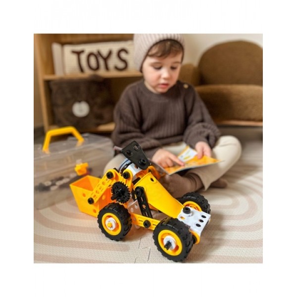 Konstrukcijas komplekts "Transportlīdzekļi 8-vienā", 52784-Rotaļlietas-bebis.lv