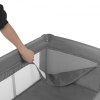 Saliekamā gulta BLISSY DUO grey (divstāvu)