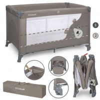 Saliekamā gulta BLISSY DUO beige (divstāvu)