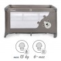 Saliekamā gulta BLISSY DUO beige (divstāvu) Saliekamā gulta BLISSY DUO beige (divstāvu)-Bērnu mēbeles-bebis.lv