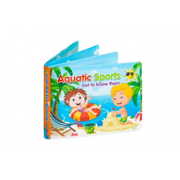Mīkstā grāmatiņa AQUATIC SPORTS BL009 Mīkstā grāmatiņa AQUATIC SPORTS BL009-MAZUĻIEM (~0-5 gadi)-bebis.lv
