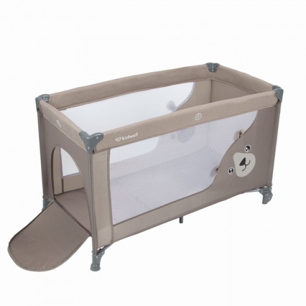 Saliekamā gulta BLISSY-2 beige Kidwell-Bērnu mēbeles-bebis.lv