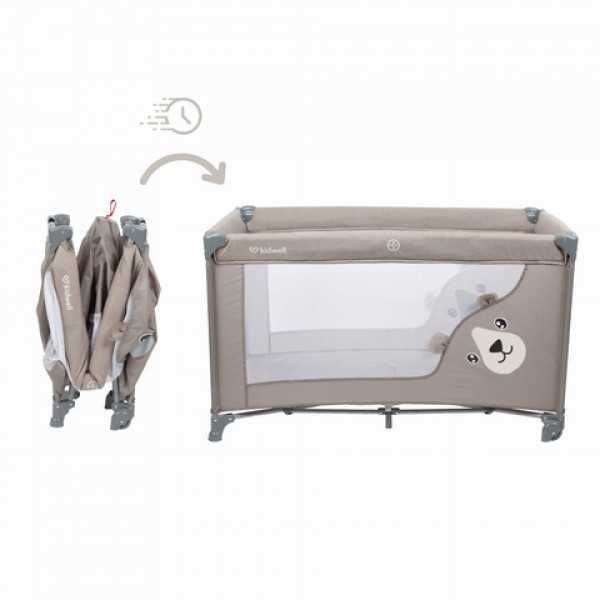 Складная кроватка BLISSY-2 beige Kidwell-Детская мебель-bebis.lv