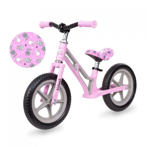 Balansa ritenis COMET pink/grey Kidwell-Bērnu transports-bebis.lv