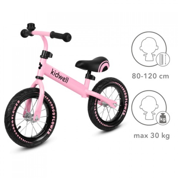 Līdzsvara velosipēds Kidwell CRUZER FLOWER-Bērnu transports-bebis.lv