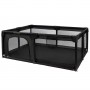 Манеж FANKO XL black 120x180 cm Манеж FANKO XL black 120x180 cm-Детская мебель-bebis.lv