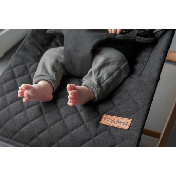 Šūpuļkrēsliņš Kidwell LARO green/black Šūpuļkrēsliņš Kidwell LARO green/black-Bērnu mēbeles-bebis.lv