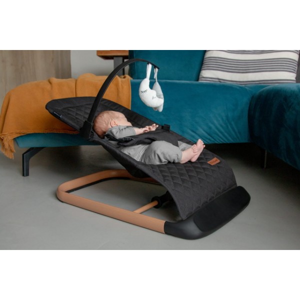 Šūpuļkrēsliņš Kidwell LARO green/black Šūpuļkrēsliņš Kidwell LARO green/black-Bērnu mēbeles-bebis.lv