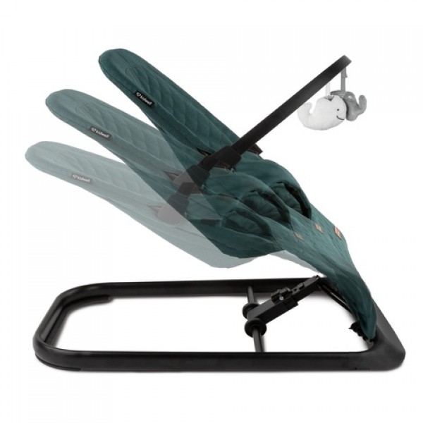 Šūpuļkrēsliņš Kidwell LARO green/black Šūpuļkrēsliņš Kidwell LARO green/black-Bērnu mēbeles-bebis.lv