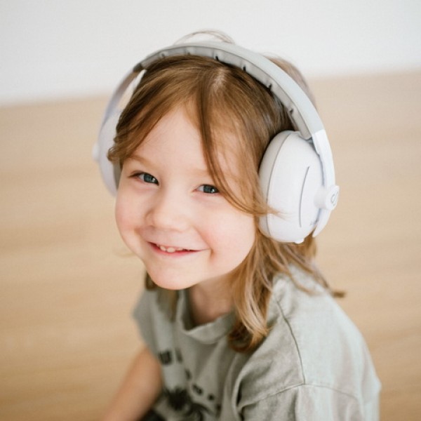 Ausu/dzirdes aizsargi ORSO grey 2-in1--bebis.lv