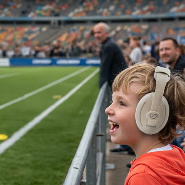 Ausu/dzirdes aizsargi ORSO grey 2-in1--bebis.lv