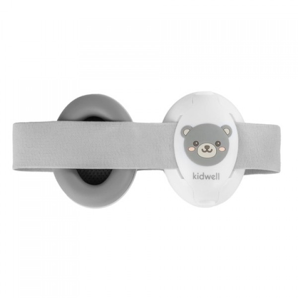 Ausu/dzirdes aizsargi ORSO grey 2-in1--bebis.lv