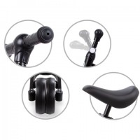 Беговел-велосипед "3-in1" PICO total black, Kidwell