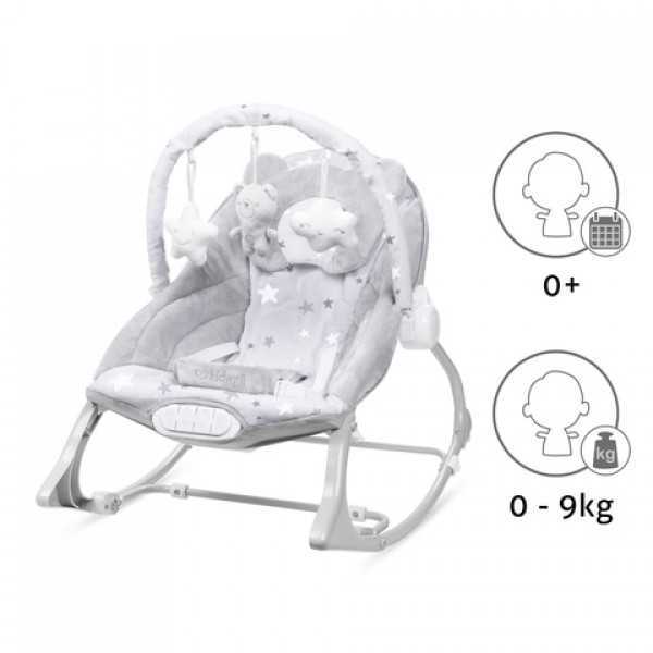 Кресло-качалка PINO grey Kidwell-Детская мебель-bebis.lv