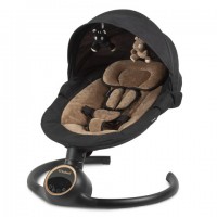 Krēsliņš-šūpoles REVE black/gold Kidwell