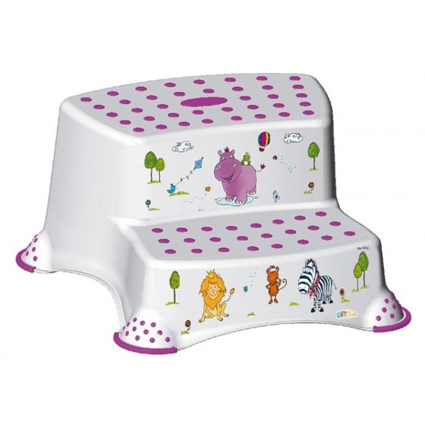 Cтупенька-степ HIPPO white-туалет ребёнка-bebis.lv